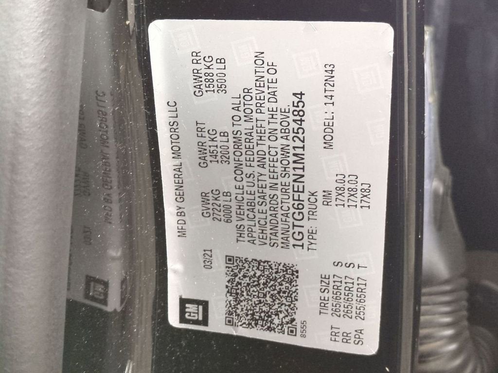 2021 GMC Canyon 4WD AT4 w/Cloth