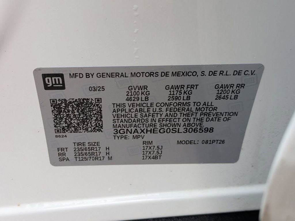 2025 Chevrolet Equinox LT