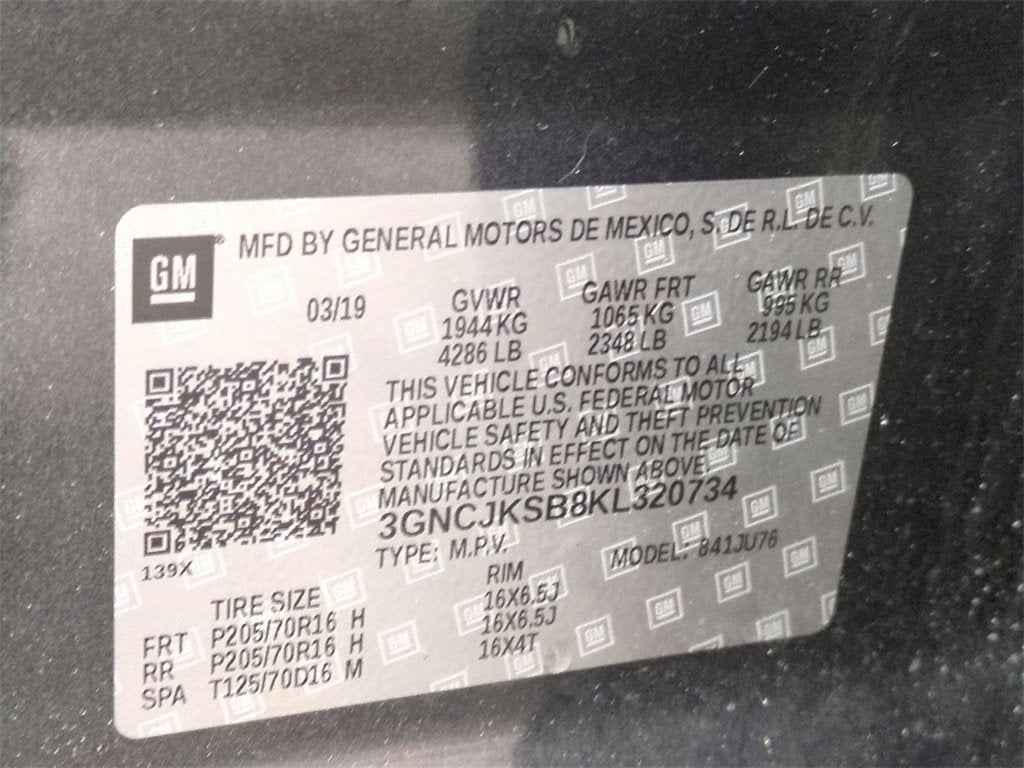 2019 Chevrolet Trax LS