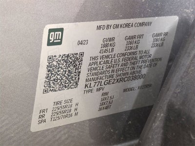 2024 Chevrolet Trax 1RS