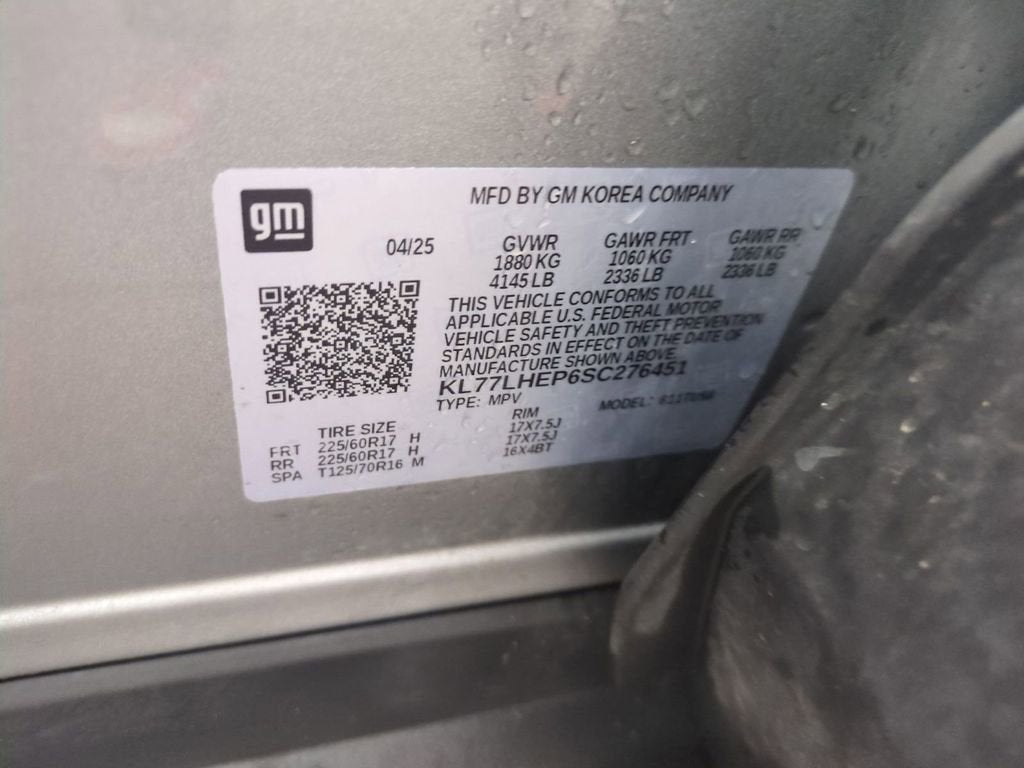 2025 Chevrolet Trax LT