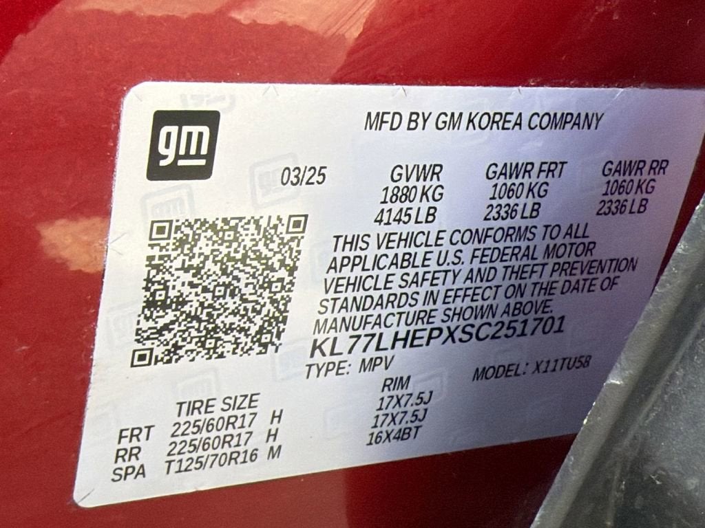 2025 Chevrolet Trax LT