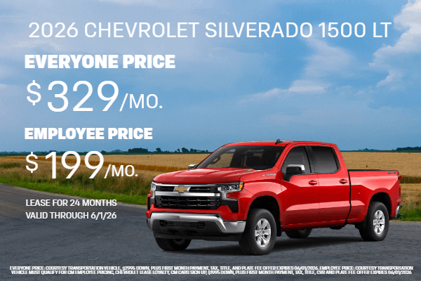 2026 Chevrolet Silverado LT 2FL 4WD