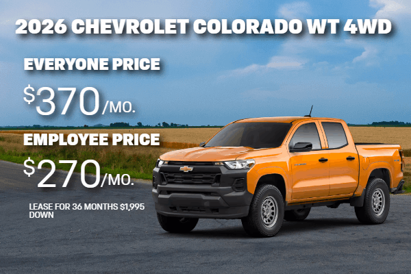 2026 Chevrolet Colorado WT 4WD