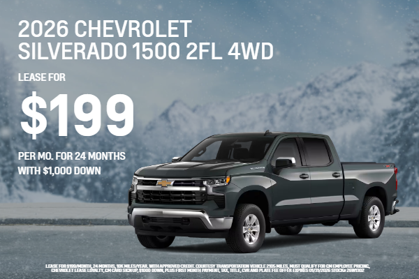 2026 Chevrolet Silverado 1500 2FL 4WD