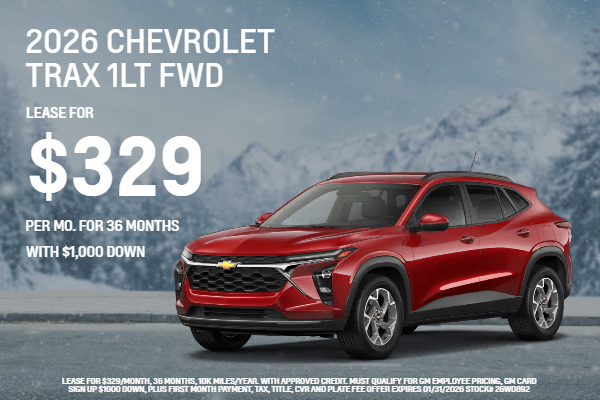 2026 Cheverolet Trax 1LT FWD