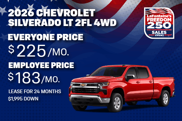 2026 Chevrolet Silverado LT 2FL 4WD