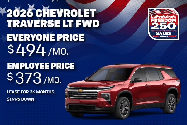 2026 Chevrolet Traverse LT FWD