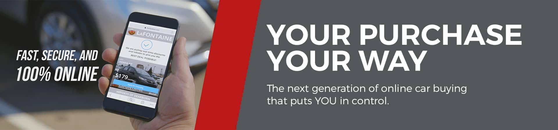 Purchase your way banner